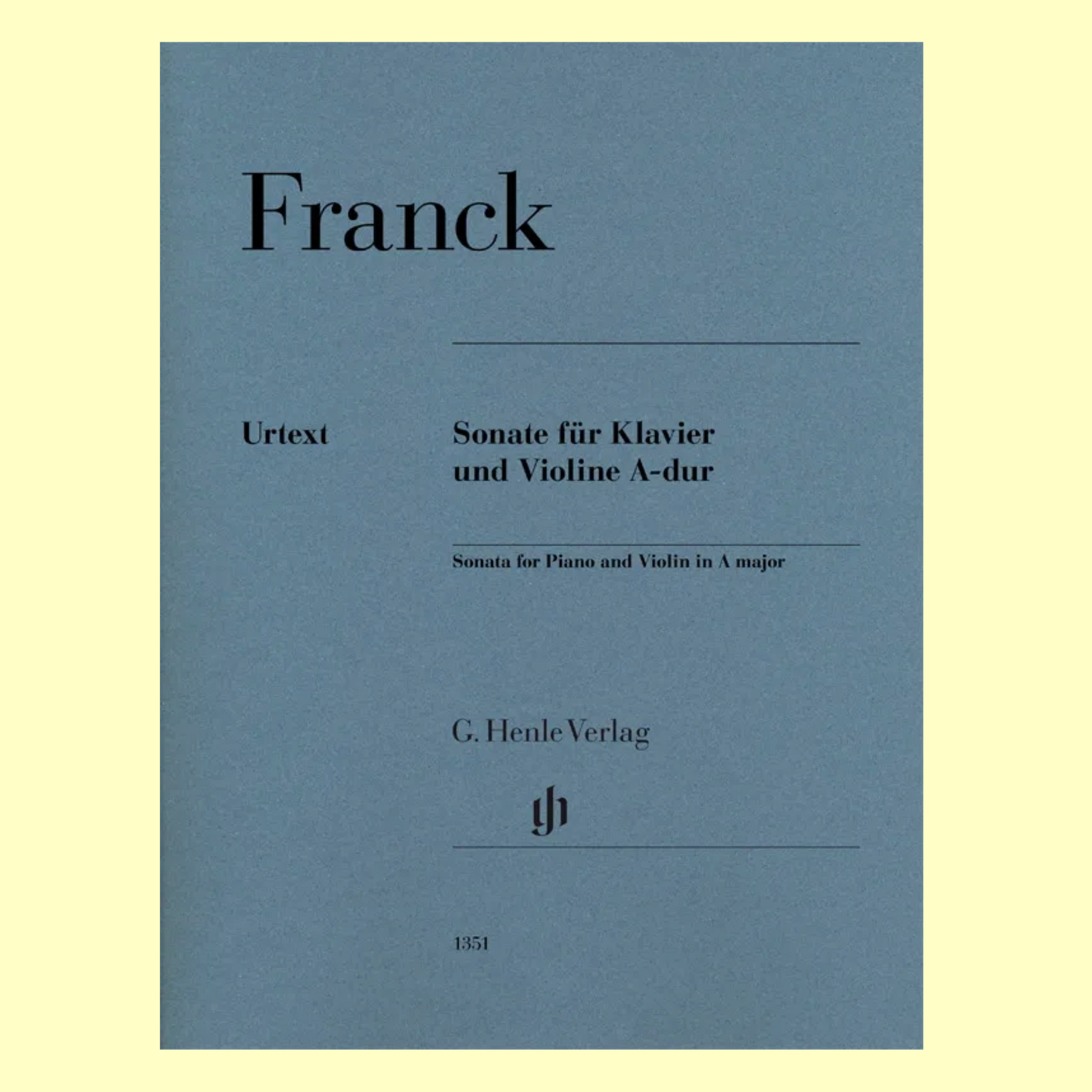 Franck - Sonata A Major Violin/Piano