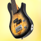 Flight Mini Bass Solid Body Ukulele - Poplar Burl (Early Dec Arrival)