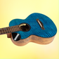 Flight Comet EQ-A Blue Tenor Electro Acoustic Ukulele with Premium Gig Bag (Early Jan Arrival)