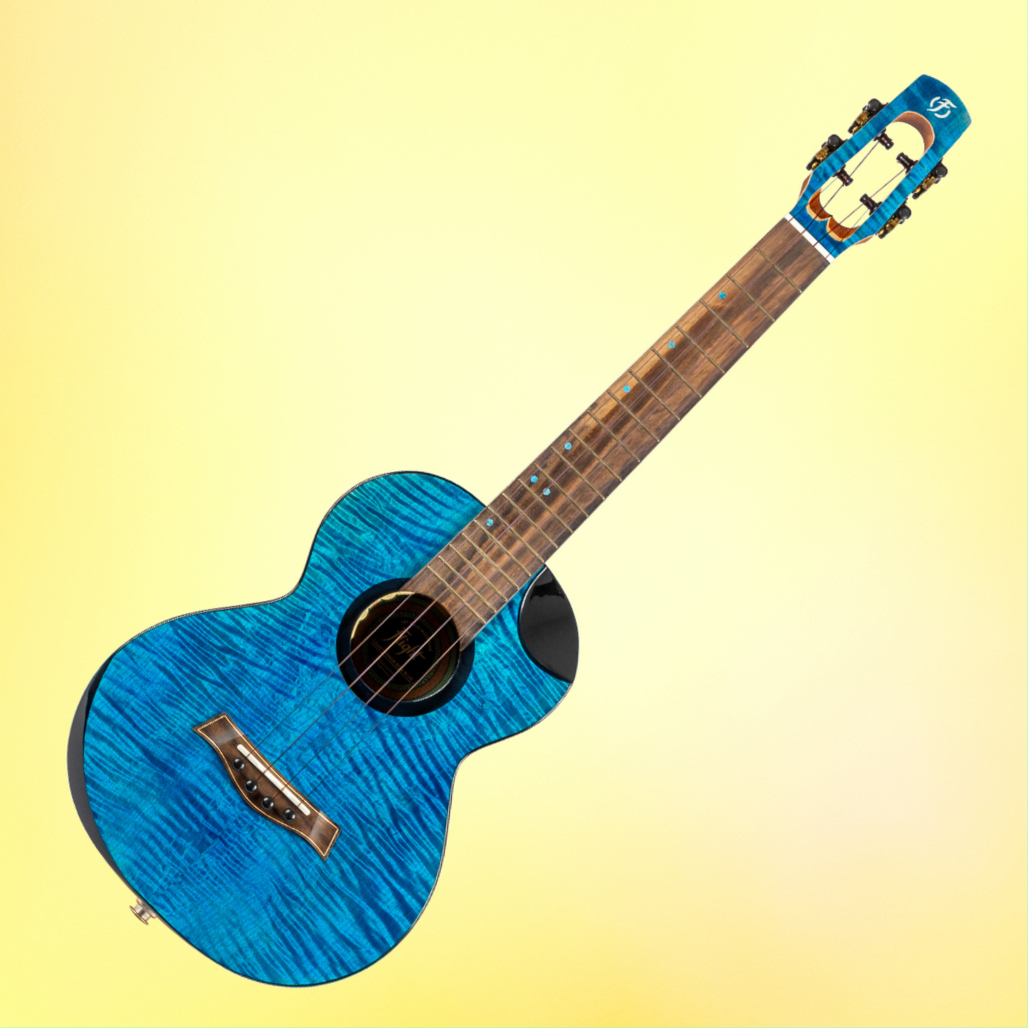 Flight Comet EQ-A Blue Tenor Electro Acoustic Ukulele with Premium Gig Bag (Arriving Dec)