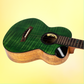 Flight Comet EQ-A Green Tenor Electro Acoustic Ukulele with Premium Gig Bag