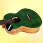 Flight Comet EQ-A Green Tenor Electro Acoustic Ukulele with Premium Gig Bag