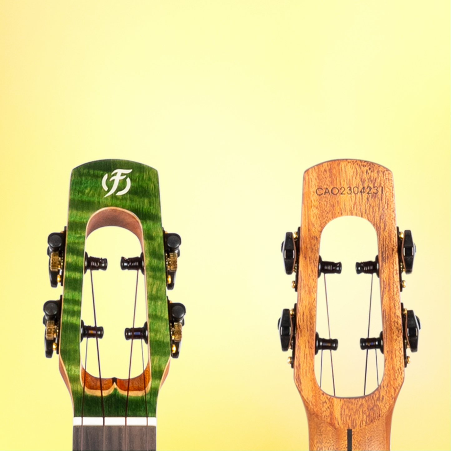 Flight Comet EQ-A Green Tenor Electro Acoustic Ukulele with Premium Gig Bag (Arriving Dec)