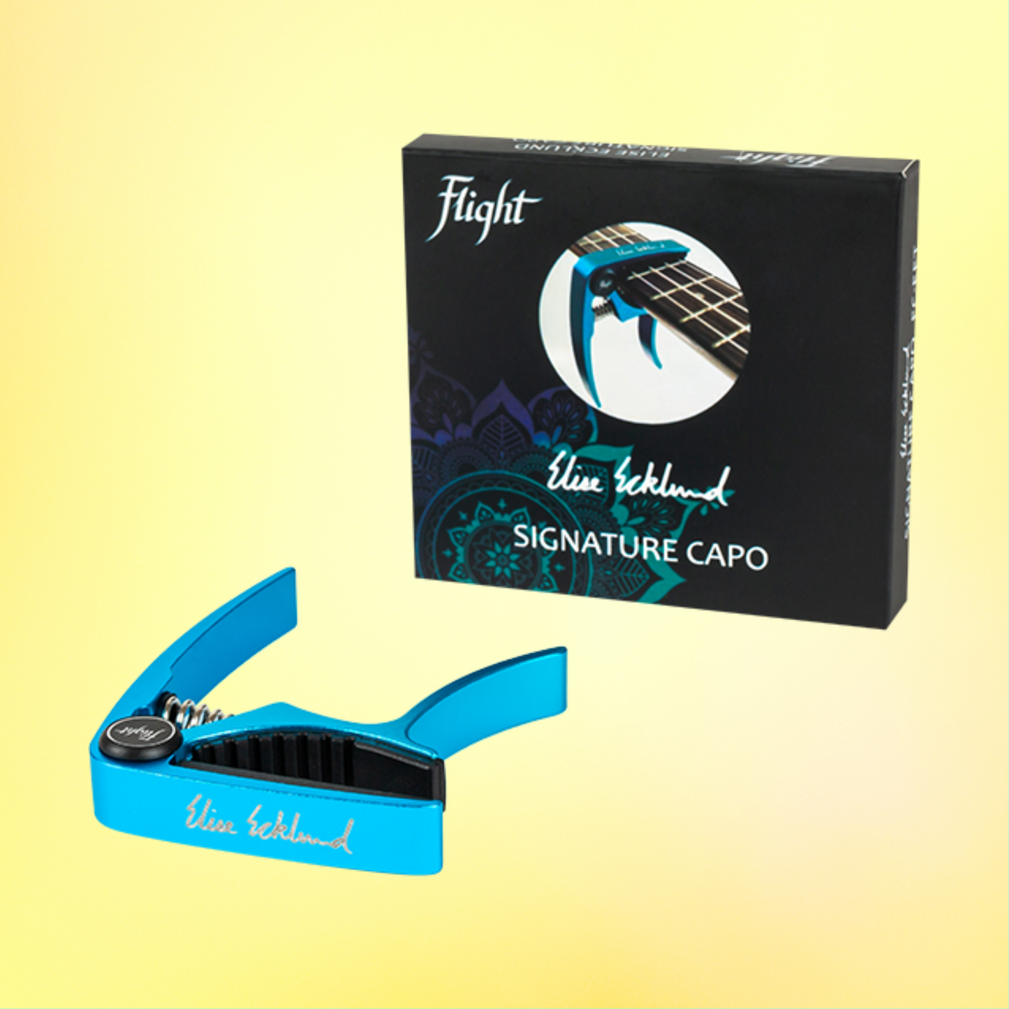 Flight Elise Ecklund Signature Ukulele Capo - Turquoise