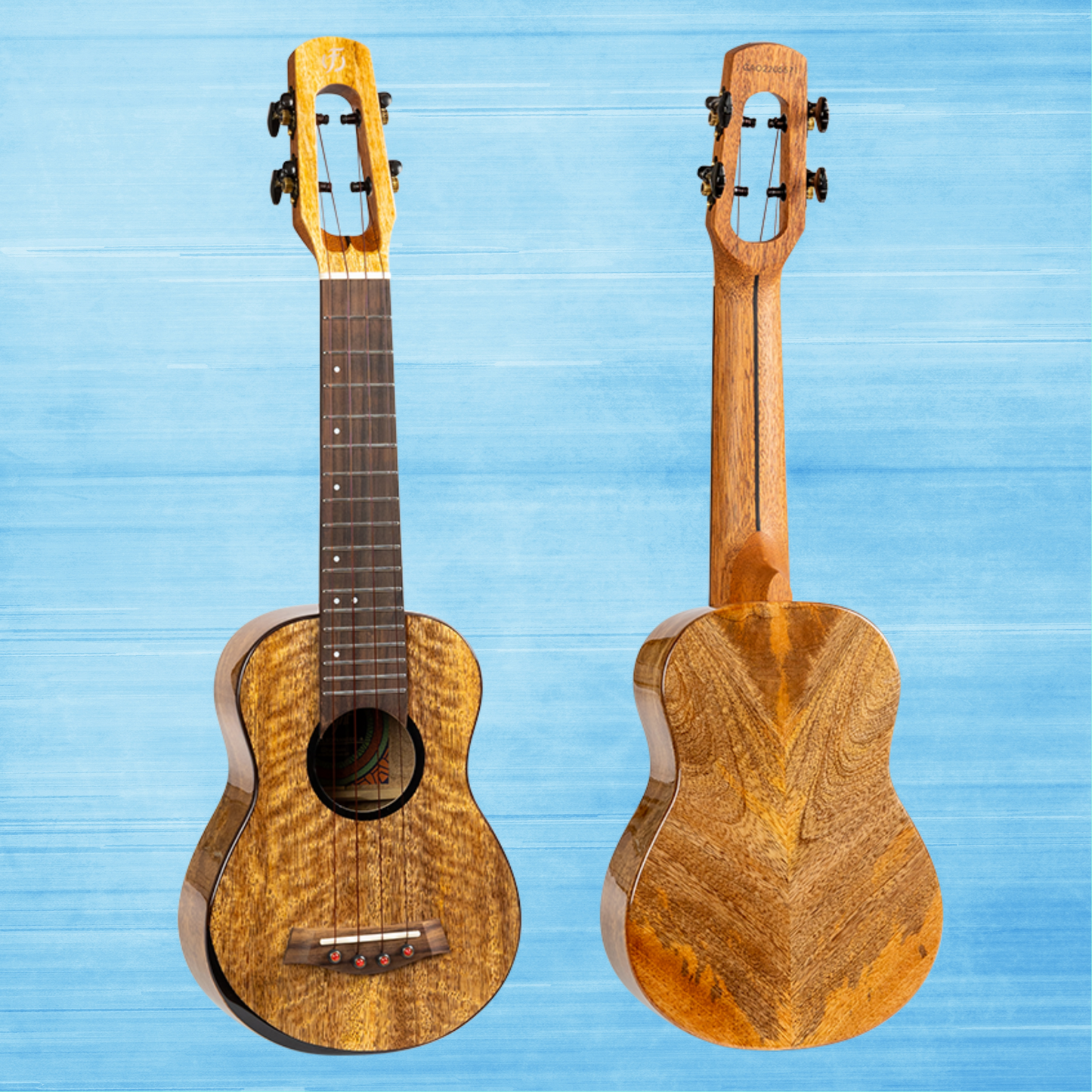 Flight Fireball Electro Acoustic Soprano Ukulele with Deluxe Padded Gig Bag (Early Dec Arrival)