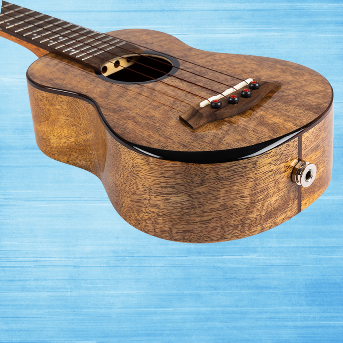 Flight Fireball Electro Acoustic Soprano Ukulele with Deluxe Padded Gig Bag (Early Dec Arrival)