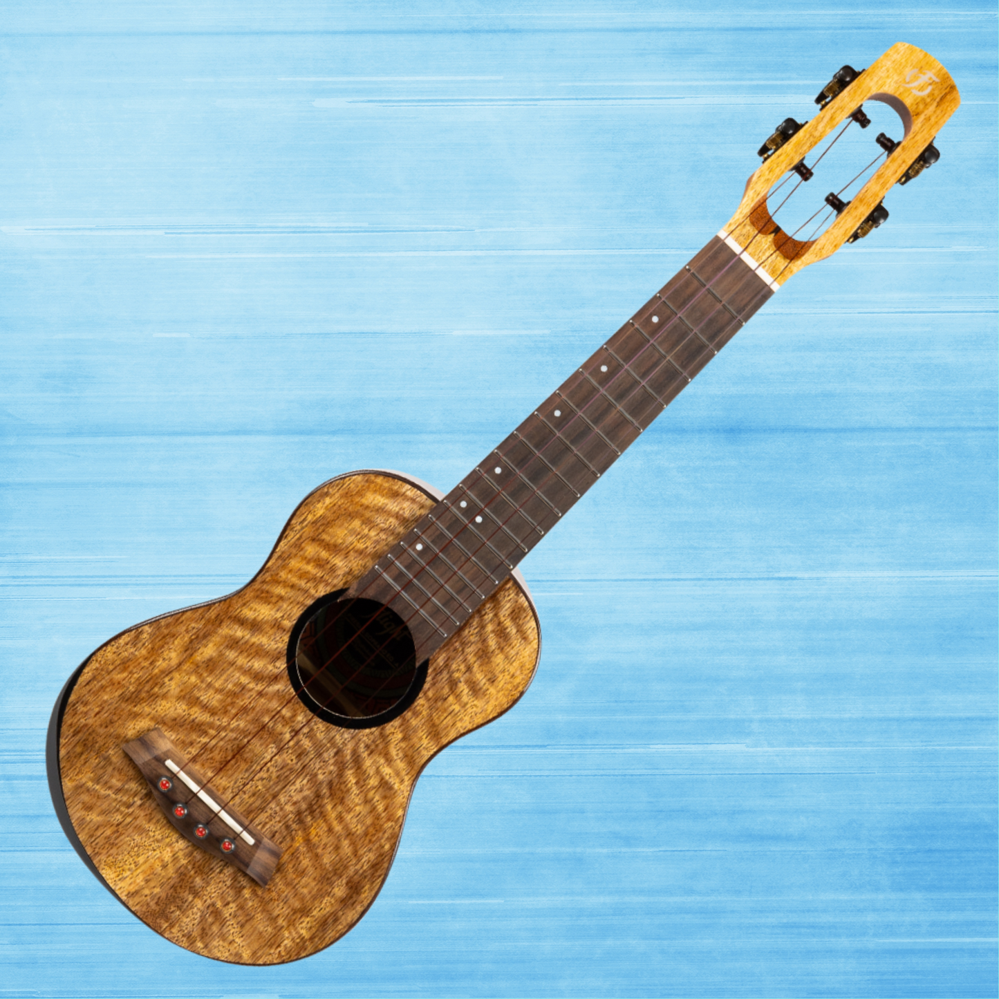 Flight Fireball Electro Acoustic Soprano Ukulele with Deluxe Padded Gig Bag (Early Dec Arrival)