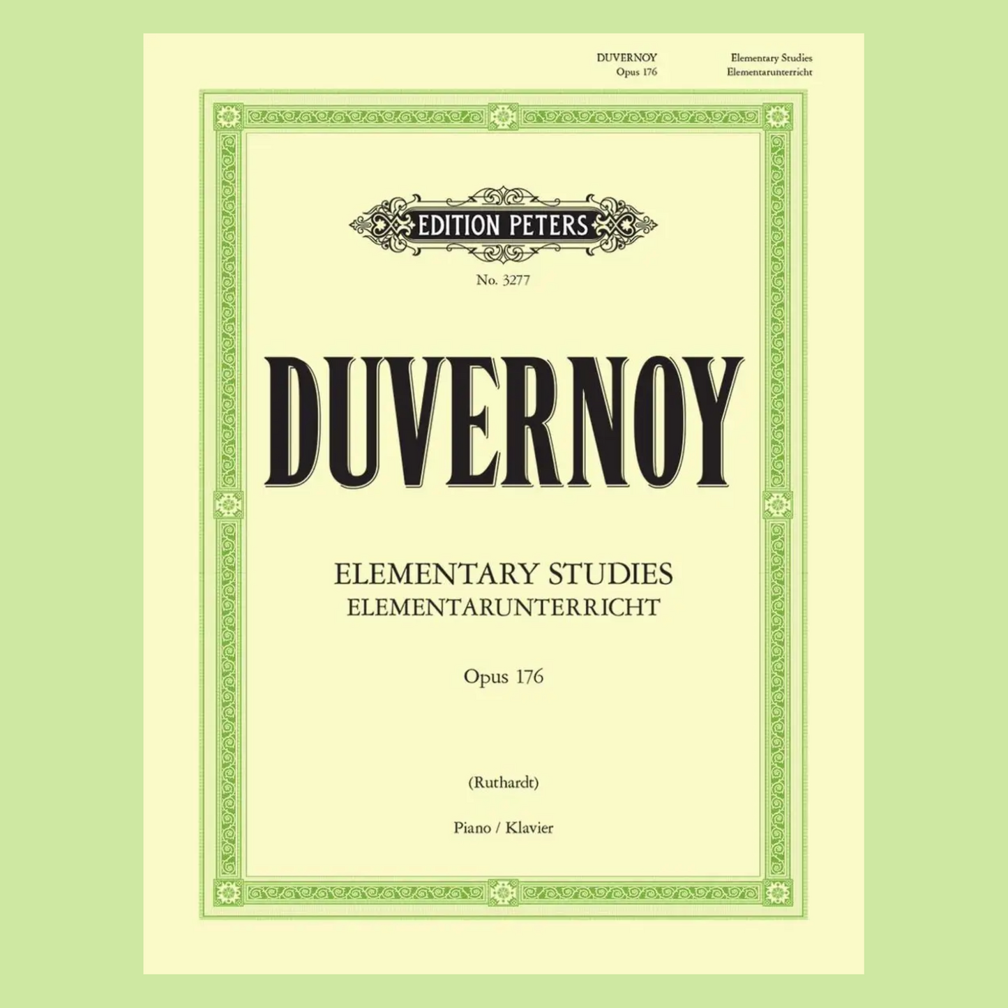 Jean-Baptiste Duvernoy - Elementary Studies Op 176 Piano Book