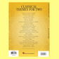 Classical Themes For Two Cellos Book