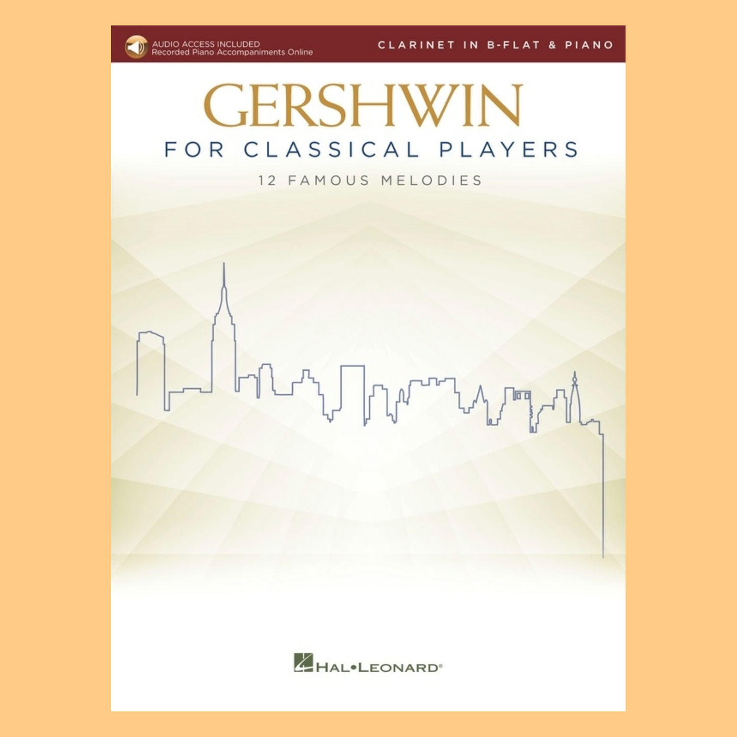 Gershwin For Classical Players - Clarinet and Piano Accompaniment Book/Ola