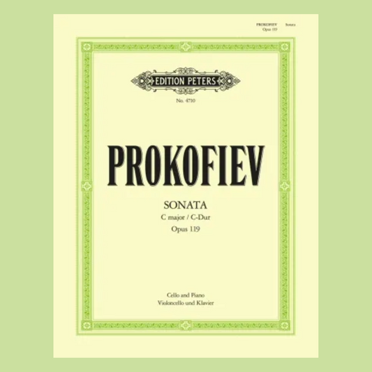 Prokofieff - Sonata C Op 119 for Cello with Piano Accompaniment