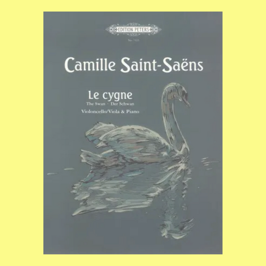 Saint-Saens - The Swan Cello Or Viola with Piano Accompaniment Sheet Music