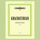 Aram Khachaturian - Sonatina In C for Piano Book (1959)