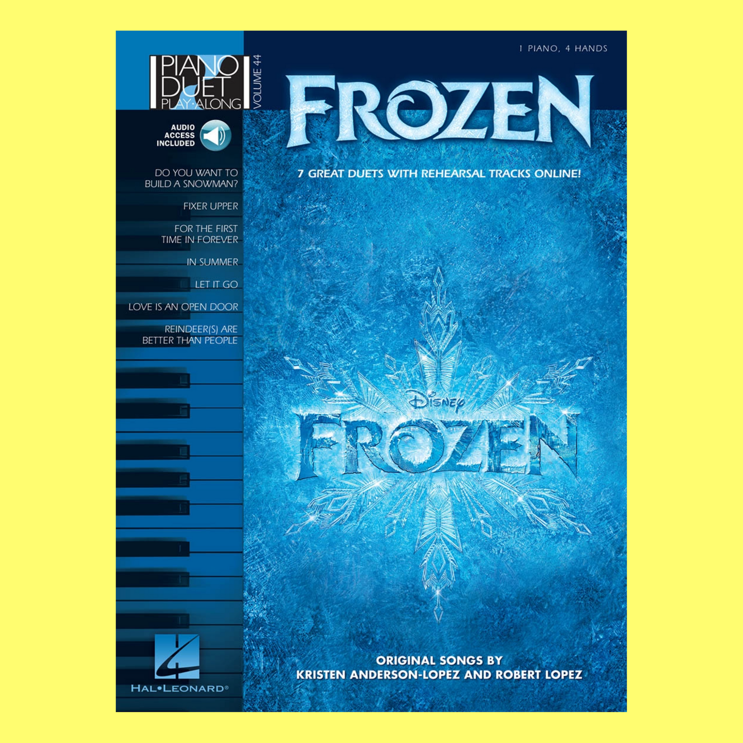 Frozen Piano Duet Play Along Volume 44 Book/Ola