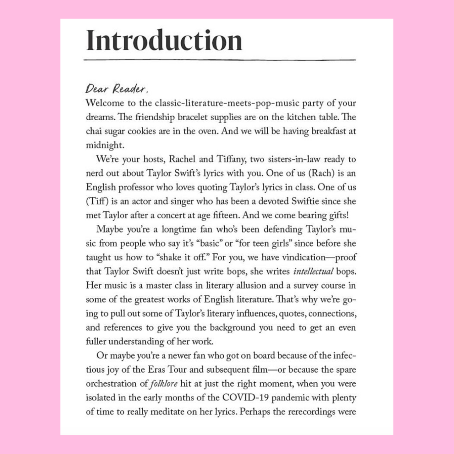 Taylor Swift by the Book Hardcover: The Literature Behind the Lyrics (New Release)