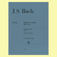 JS Bach - Partita No 6 E Minor BWV 830 Piano Without Fingering Book