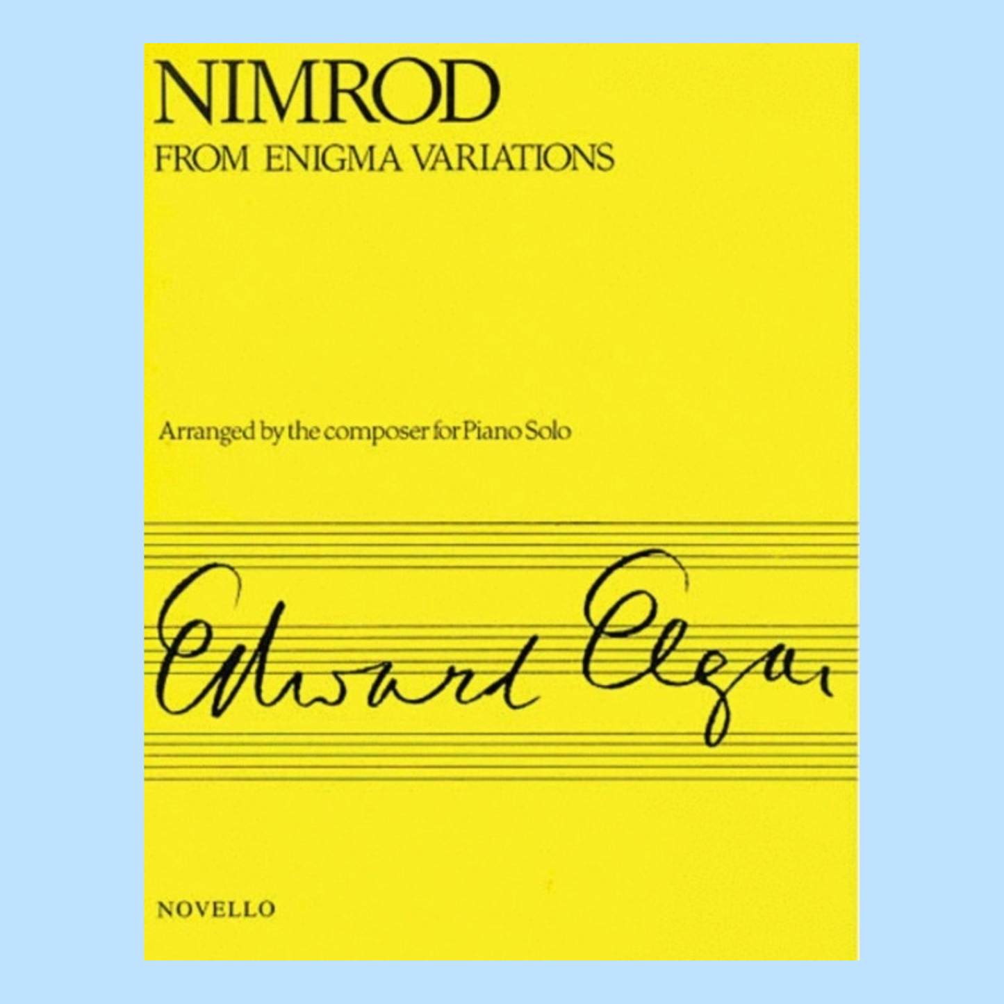 Edward Elgar - Nimrod From Enigma Variations Op.36 Piano Sheet Music