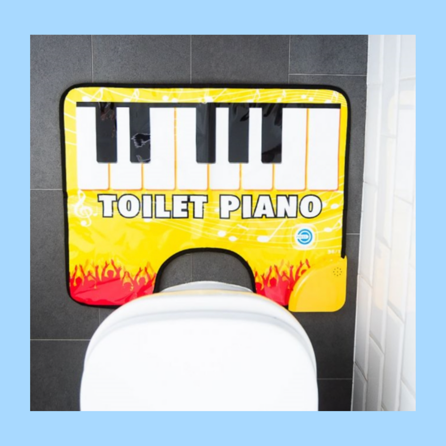 Piano Toilet Mat - Bathroom Novelty 60×48cm