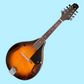 Karrera Traditional Sunburst Mandolin with Padded Gig Bag and Strap