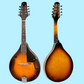 Karrera Traditional Sunburst Mandolin with Padded Gig Bag and Strap