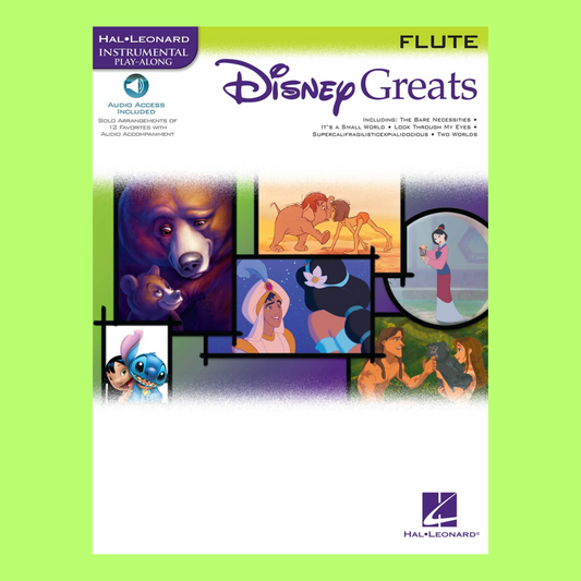 Disney Greats Flute - Play Along Book/Ola