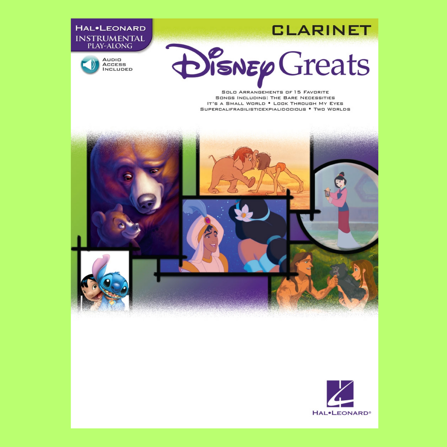 Disney Greats For Clarinet Play Along Book/Ola