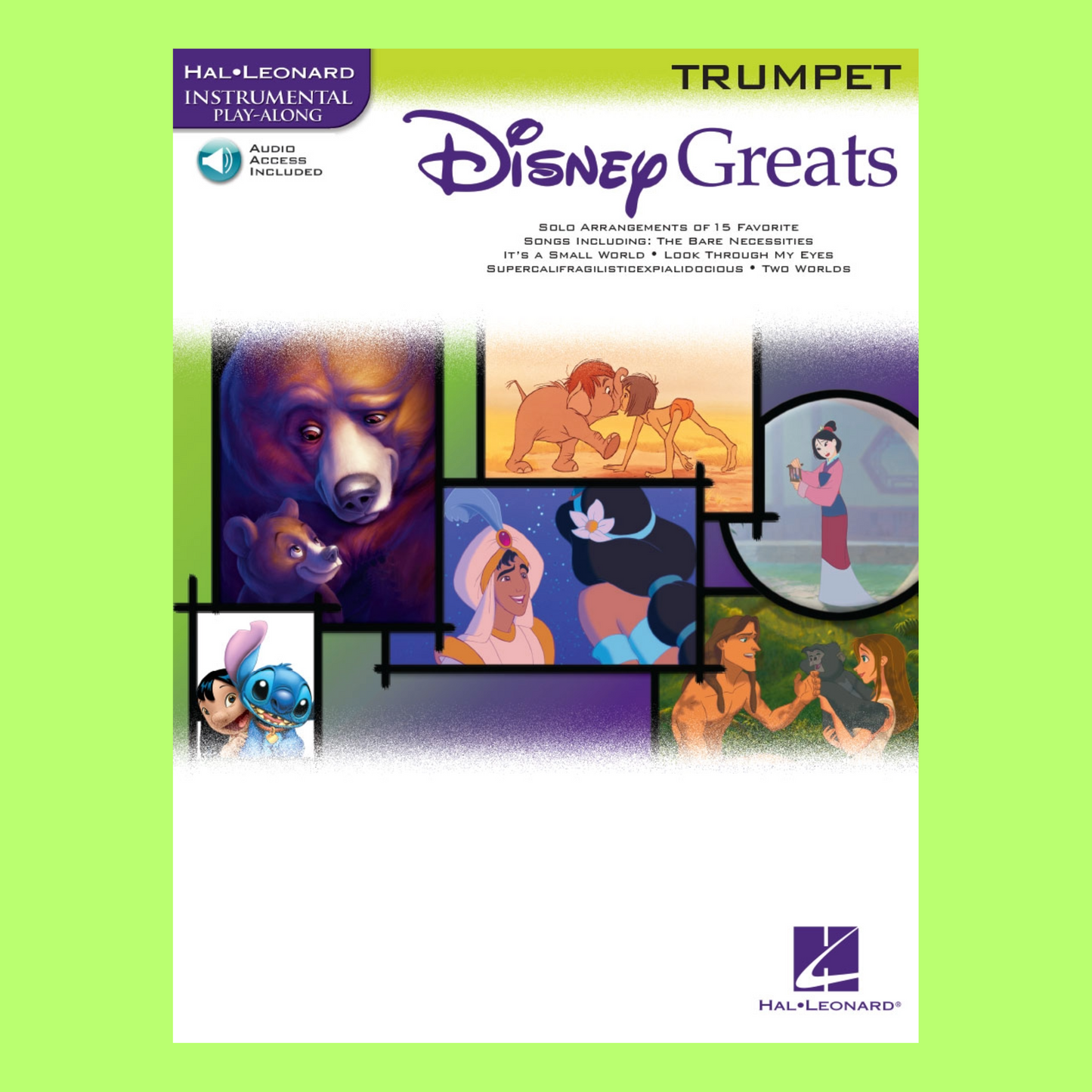 Disney Greats For Trumpet Play Along Book/Ola