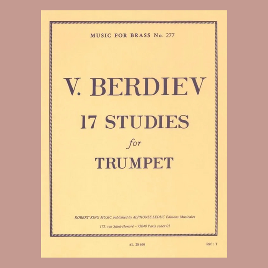 Vasily Berdiev - 17 Studies For Trumpet Solo Book