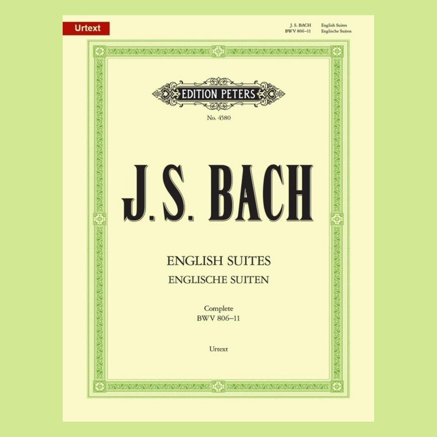 JS Bach - English Suites BWV 806-811 Complete Piano Book (Urtext Edition)