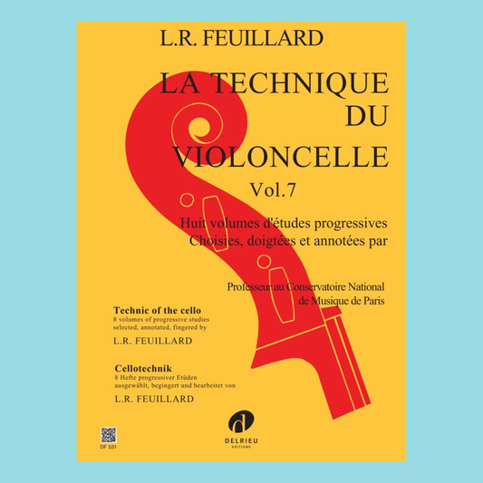 Feuillard - Technique Of Cello Volume 7 Book