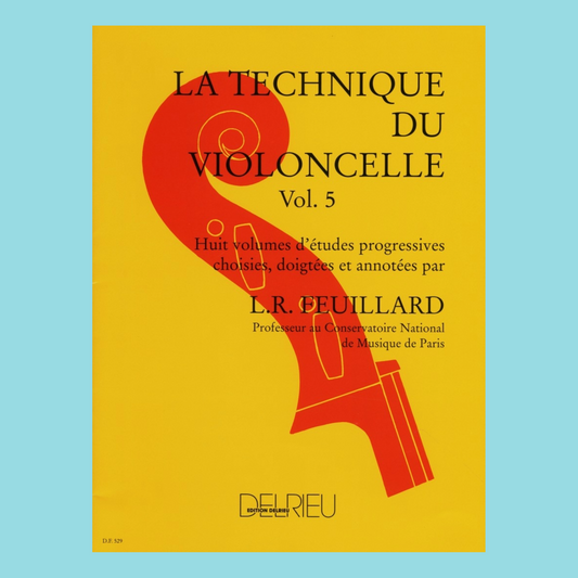 Feuillard - Technique Of Cello Volume 5 Book