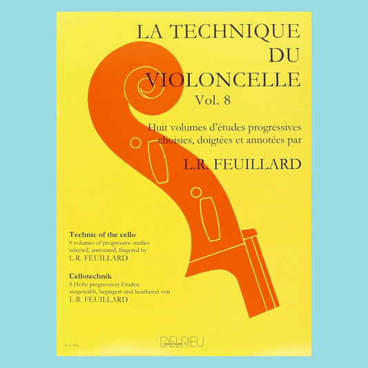 Feuillard - Technique Of Cello Volume 8 Book