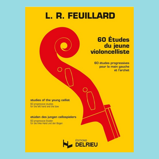 Louis Feuillard - 60 Studies Of The Young Cellist Book