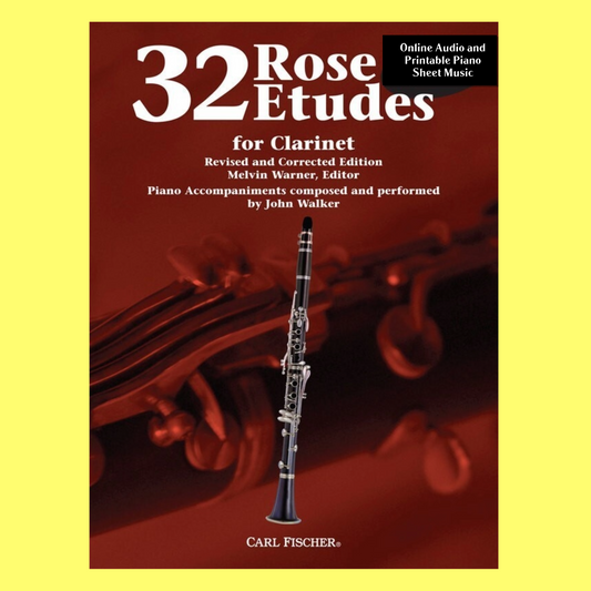 Rose - 32 Etudes For Bb Clarinet Book/Ola (Revised Edition)