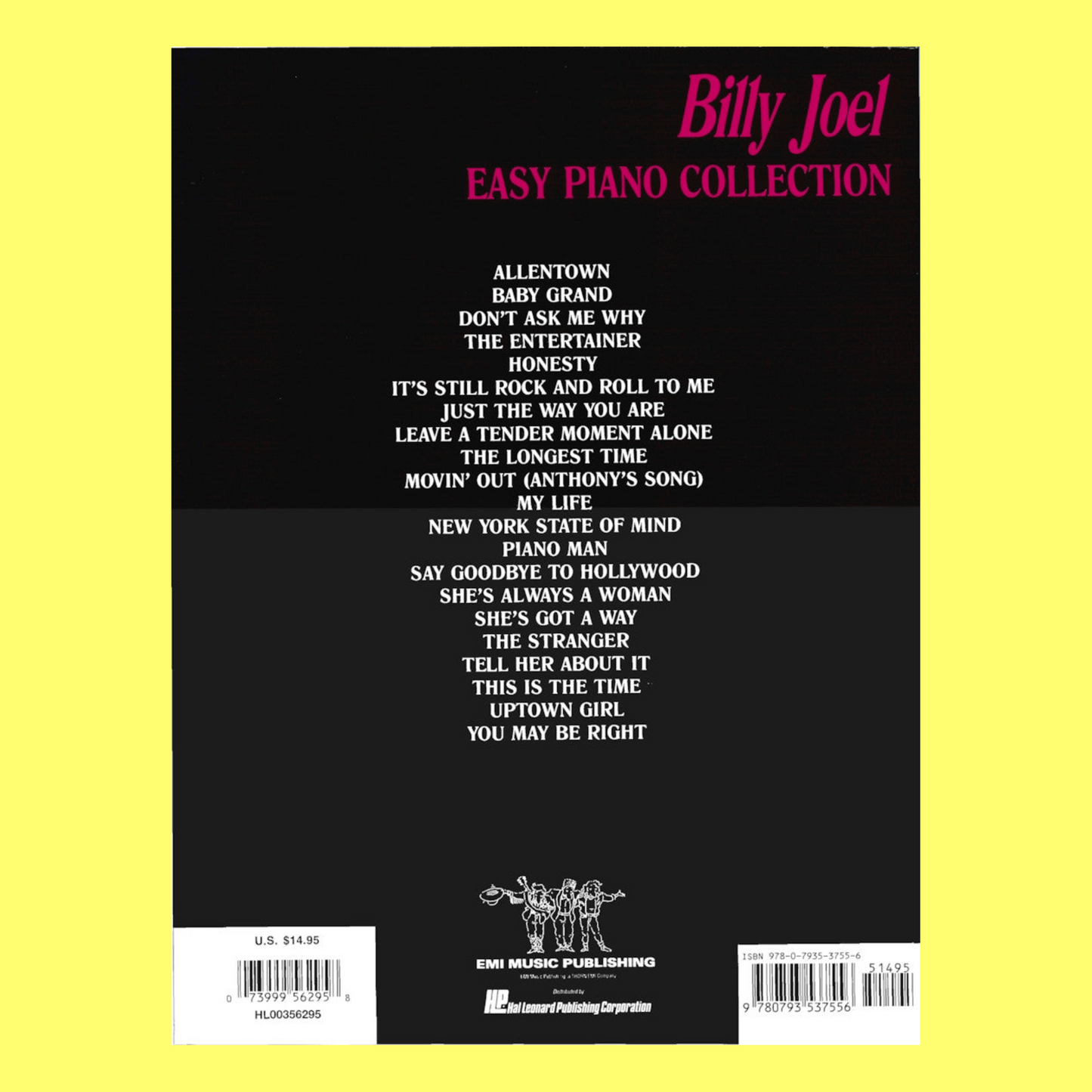 Billy Joel - Easy Piano Collection Book