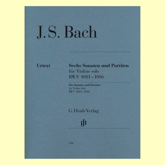 Bach - 6 Sonatas & Partitas BWV 1001-1006 Violin Book (Urtext Edition)