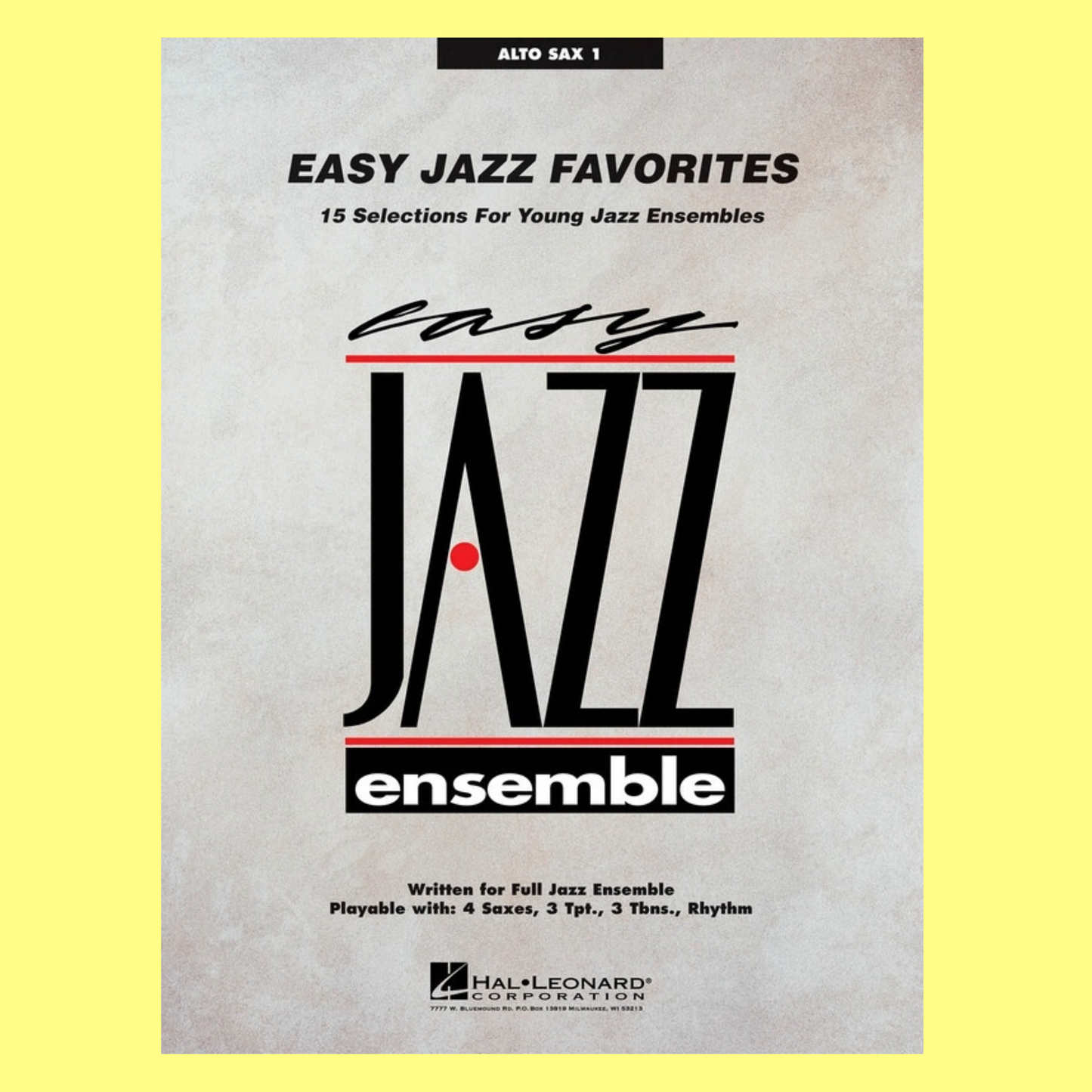 Easy Jazz Favorites - Alto Saxophone 1 Book