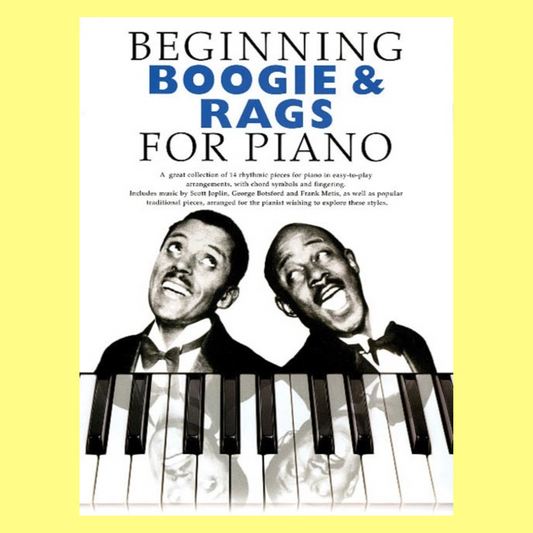 Beginning Boogie & Rags For Piano Book