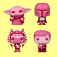 Pop Vinyl: Star Wars: The Mandalorian - Valentines Day US Exclusive Pocket Pop! 4-Pack