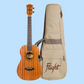 Flight DUV38 Electro Acoustic Baritone Ukulele with Gig Bag