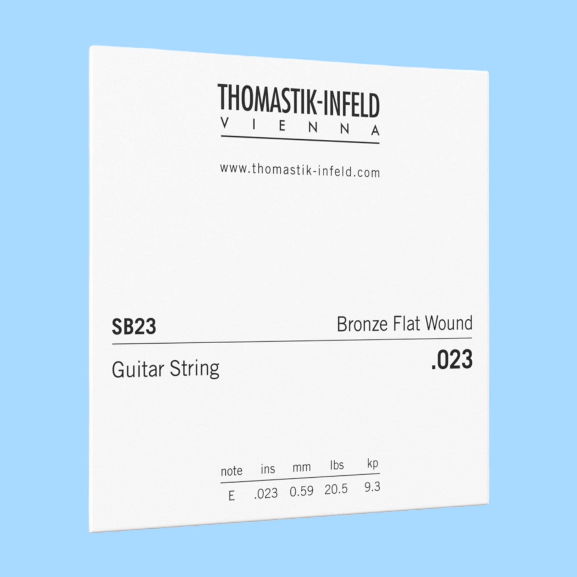 Thomastik SB23 Acoustic Guitar Bronze Flatwound Single String - Gauge 0.23