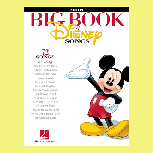 Big Book Of Disney Songs Cello