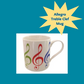 Allegro Treble Clef Mug