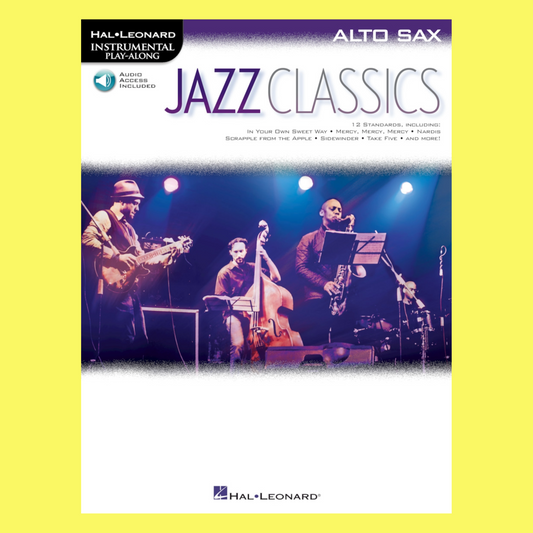 Jazz Classics For Alto Saxophone Play Along Book/Ola