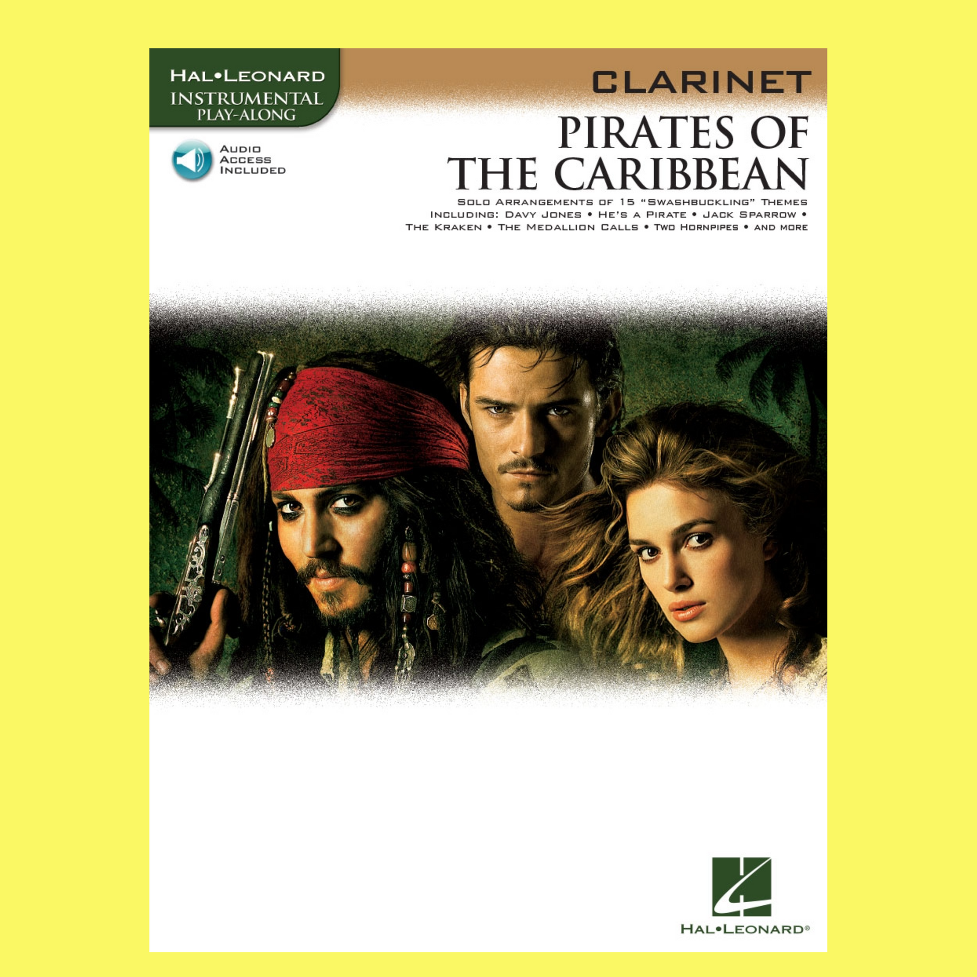 Pirates Of The Caribbean For Clarinet Play Along Book/Ola