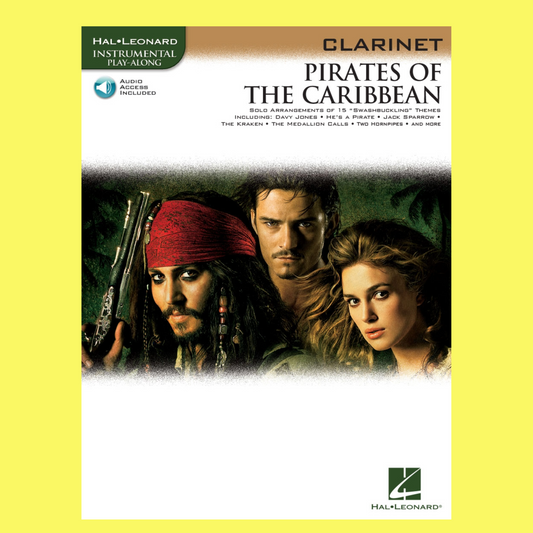 Pirates Of The Caribbean For Clarinet Play Along Book/Ola