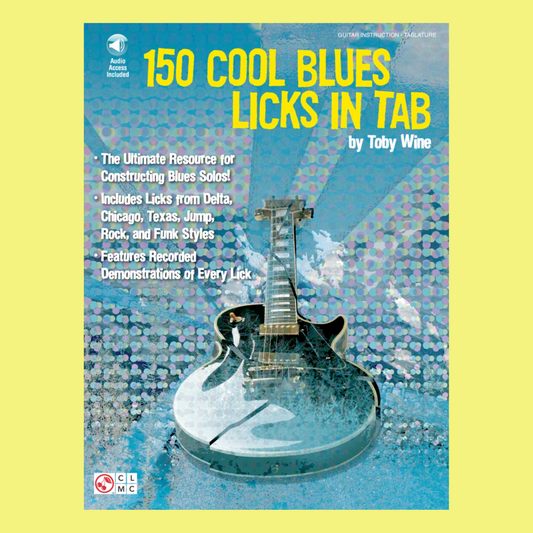 150 Cool Blues Licks In Tab Book/Cd