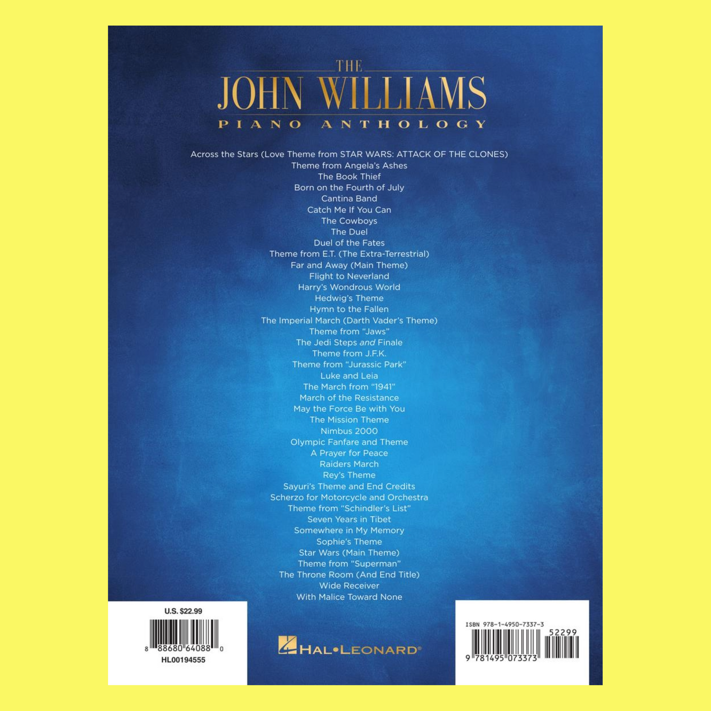 The John Williams Piano Anthology Book