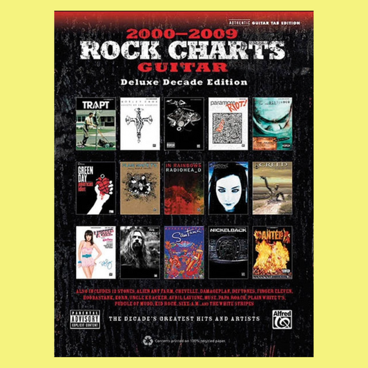 Rock Charts Guitar 2000 - 2009 Guitar Tab Book (Deluxe Decade Edition)