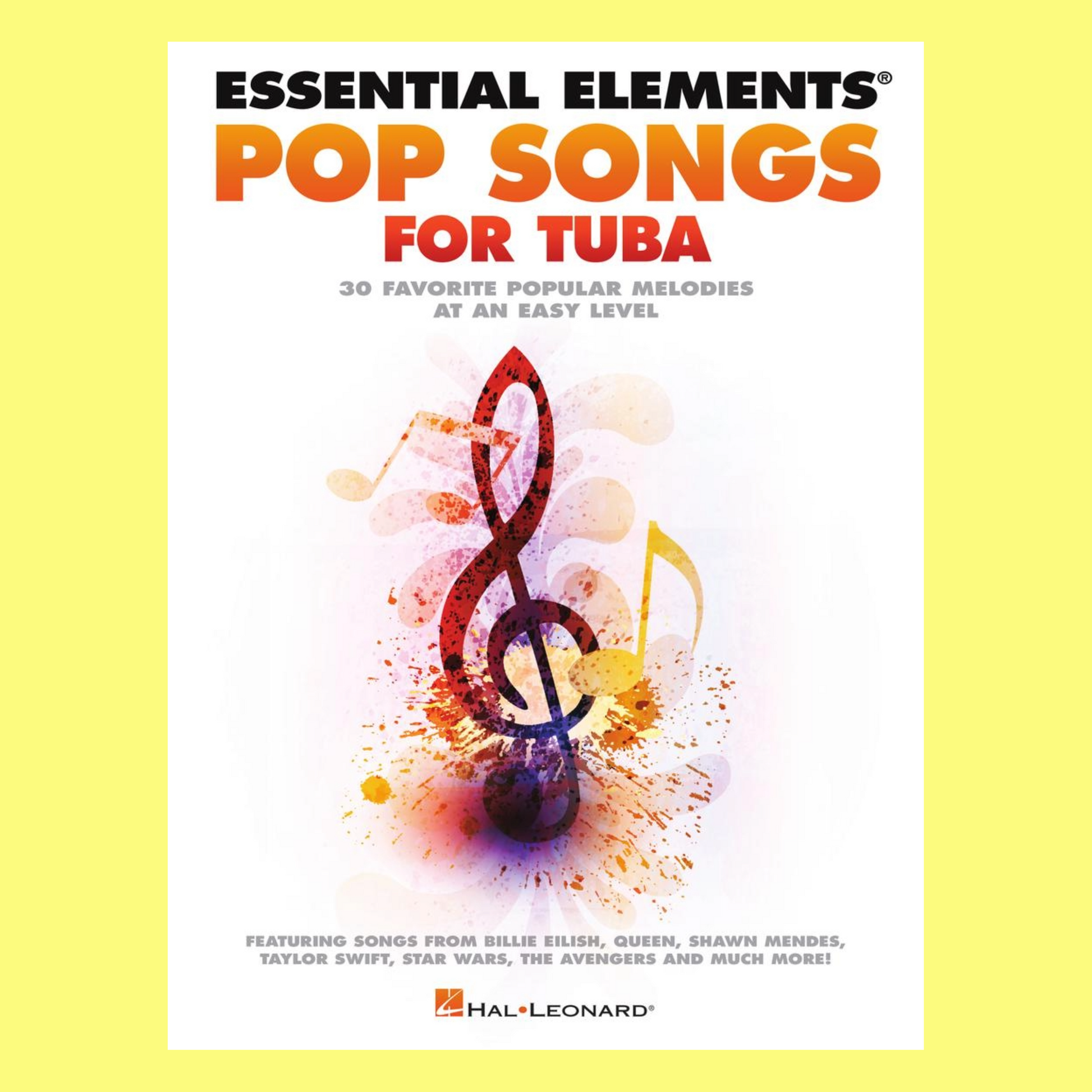 Essential Elements Pop Songs For Tuba Book